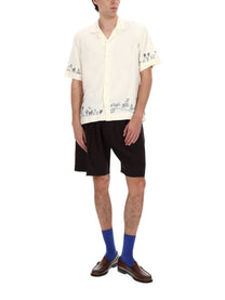 Paul Smith Men's Camicia Con Ricami White