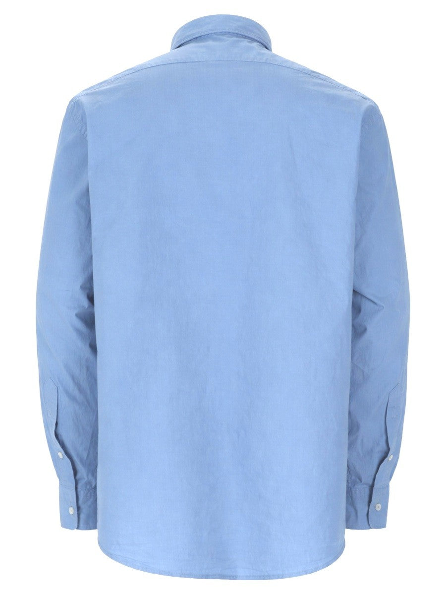 No Problemo Men's Camicia Con Stampa Blue