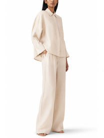 Fabiana Filippi Women's Camicia Cropped in Tela DI Lino Beige