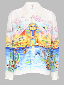 Casablanca Men's Camicia Egypt as IT Was Multicolor