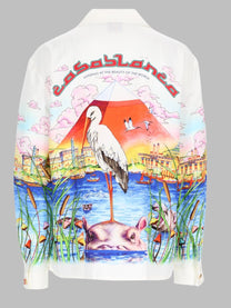 Casablanca Men's Camicia Egypt as IT Was Multicolor