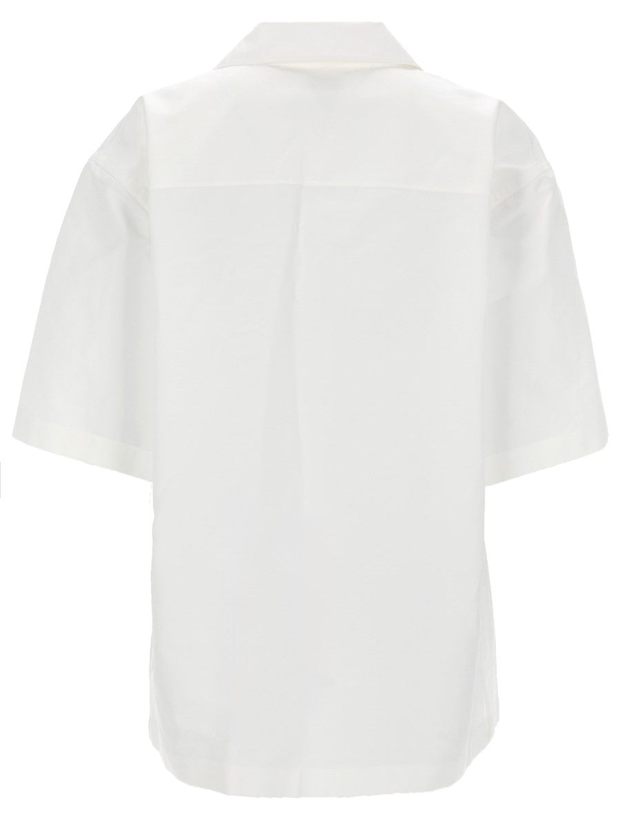 Bottega Veneta Men's Camicia in Cotone White