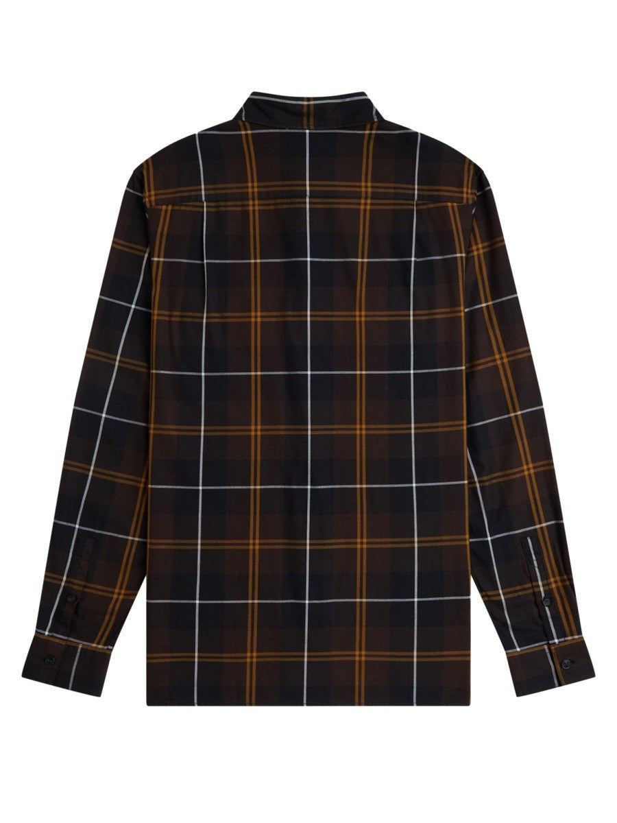 Fred Perry Men's Cotton Shirt Brown, view 2
