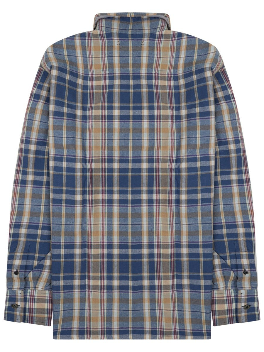 Golden Goose Men's Camicia in Cotone Multicolor