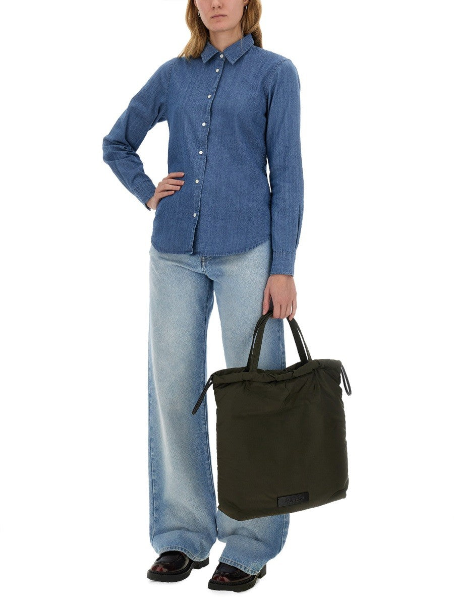 Aspesi Women's Denim Shirt Blue Aspesi