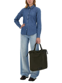 Aspesi Women's Denim Shirt Blue Aspesi