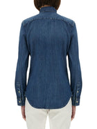 Polo Ralph Lauren Women's Denim Shirt Blue, view 3