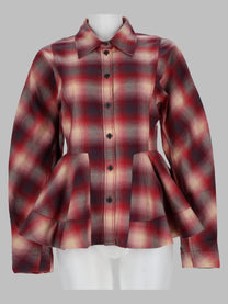 Ganni Women's Camicia in Flanella Di Cotone Multicolor