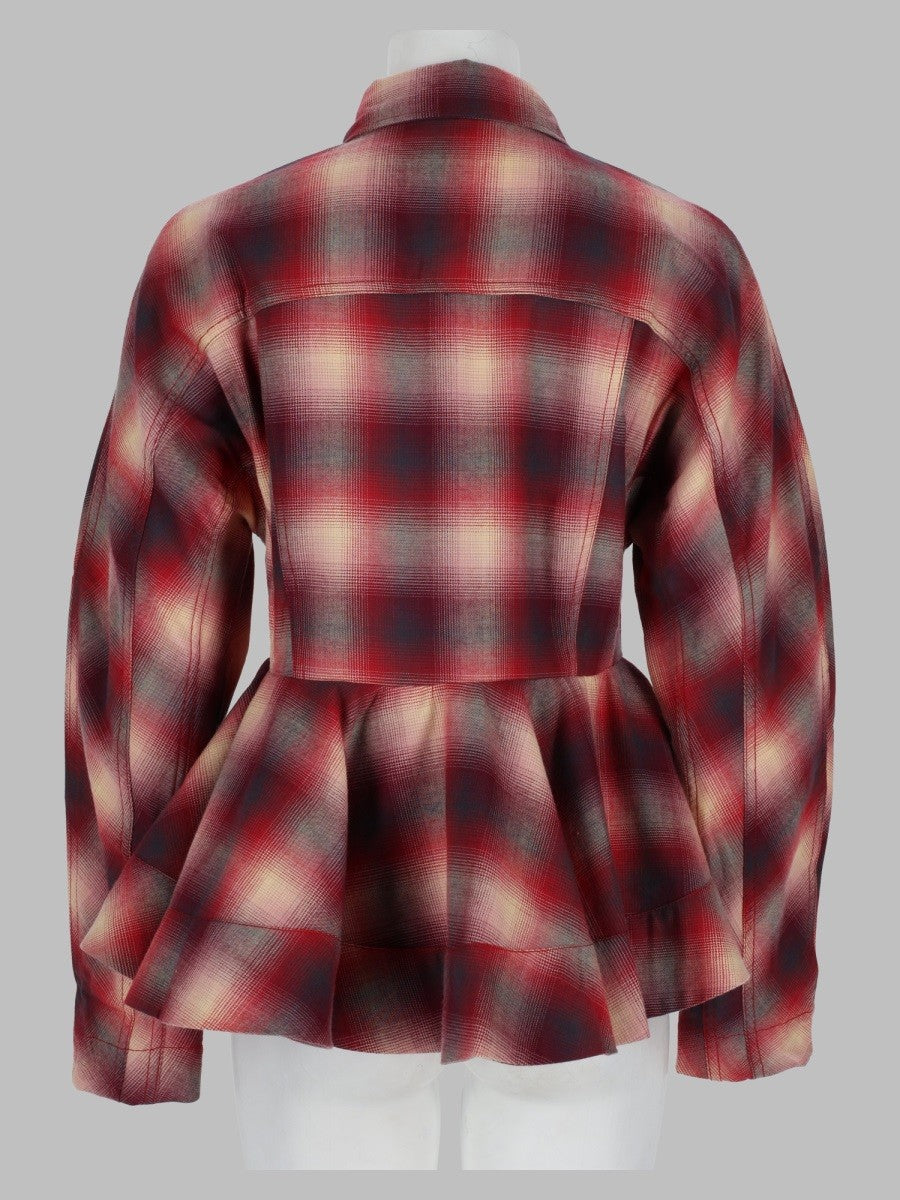 Ganni Women's Camicia in Flanella Di Cotone Multicolor
