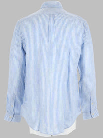 Polo Ralph Lauren Men's Camicia in Lino Blue