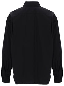 Max Mara Women's Camicia in Popeline DI Cotone Black