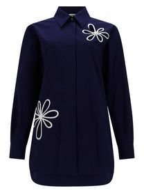 Fendi Women's Camicia in Popeline DI Cotone Black