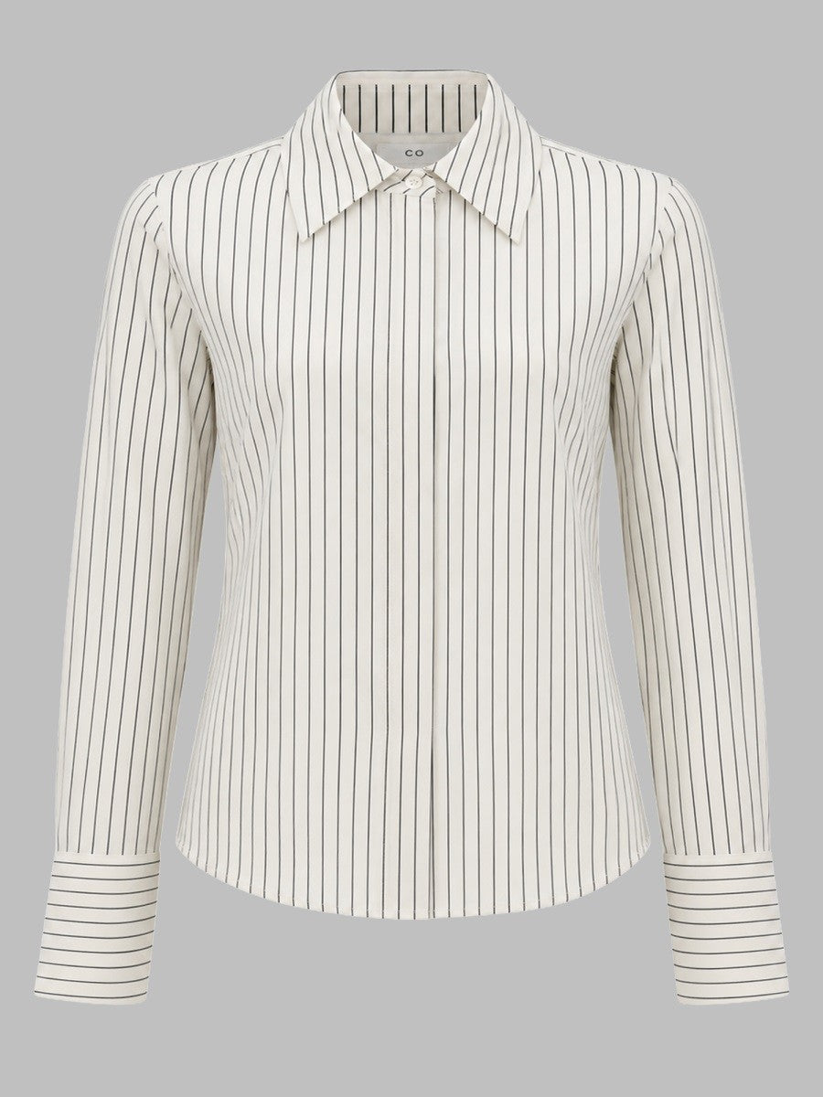 CO Women's Camicia in Seta Multicolor