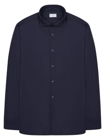 Archivium Be Updated Men's Camicia in Tessuto Tecnico Blue