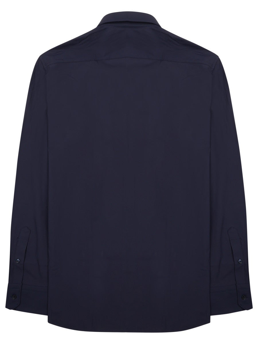 Archivium Be Updated Men's Camicia in Tessuto Tecnico Blue