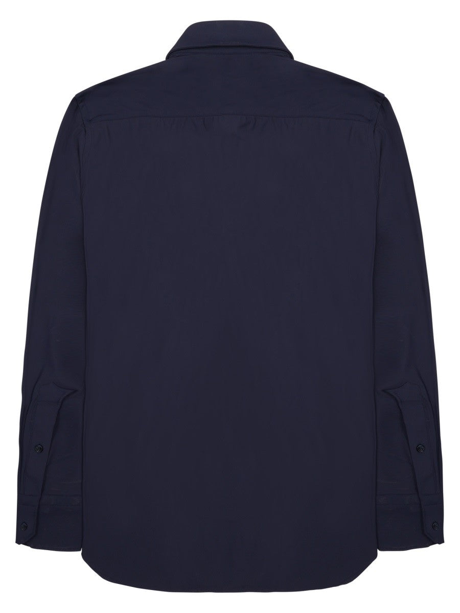 Archivium Be Updated Men's Camicia in Tessuto Tecnico Blue