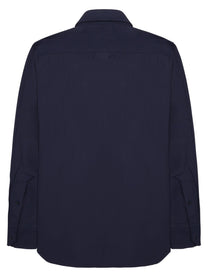 Archivium Be Updated Men's Camicia in Tessuto Tecnico Blue