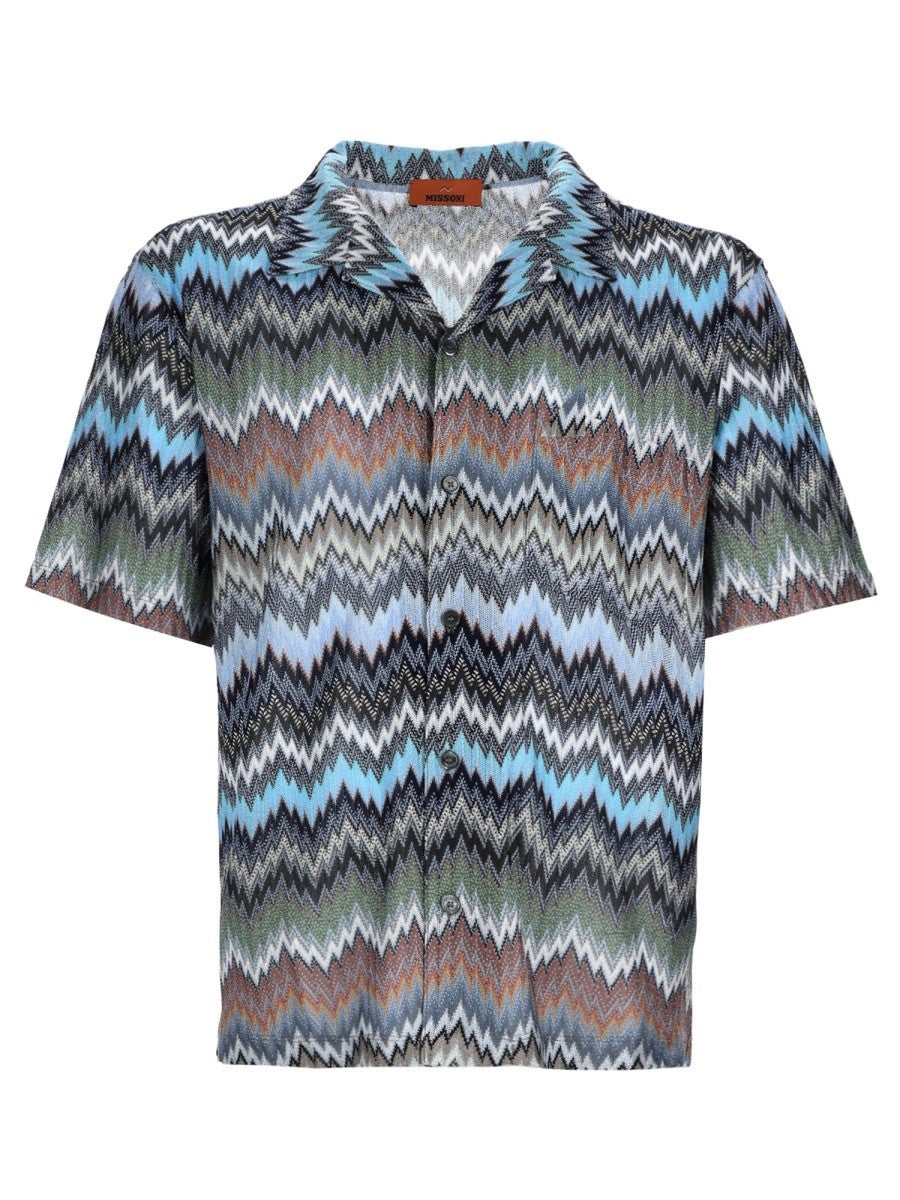 Missoni Men's Viscose Shirt Multicolor