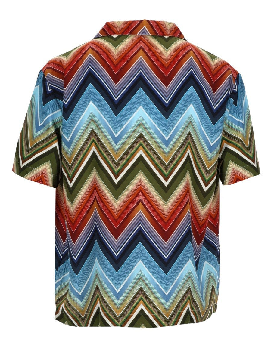 Missoni Men's Camicia in Viscosa Multicolor