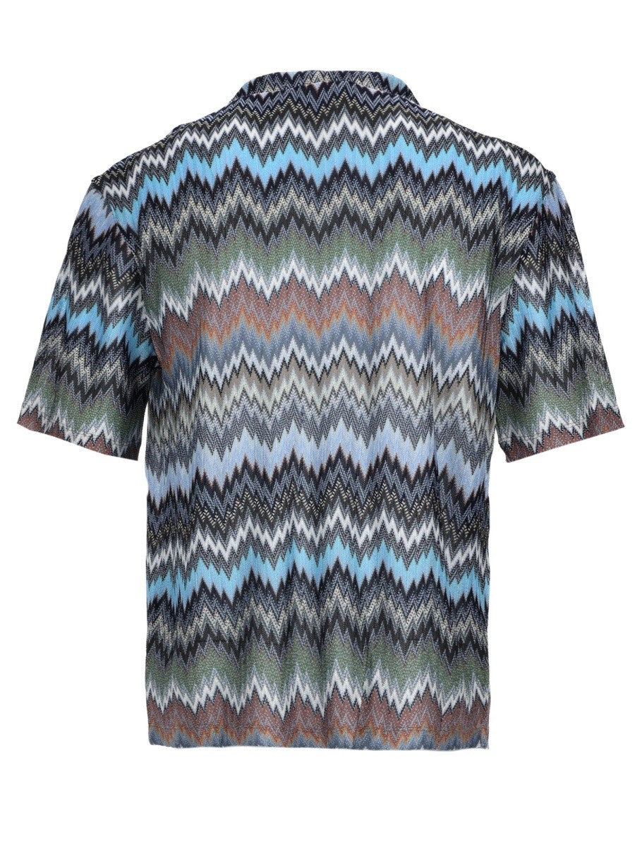 Missoni Men's Viscose Shirt Multicolor, view 3