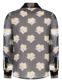 Fendi Men's Camicia Oversize in Seta Cotone Black