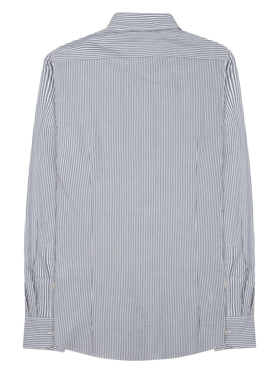 Mc2 Saint Barth Men's Camicia Pamplona in Lino Multicolor