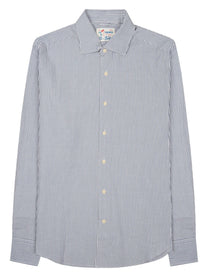 Mc2 Saint Barth Men's Camicia Pamplona in Lino Multicolor