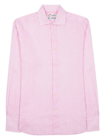 Mc2 Saint Barth Men's Camicia Pamplona in Lino Blue