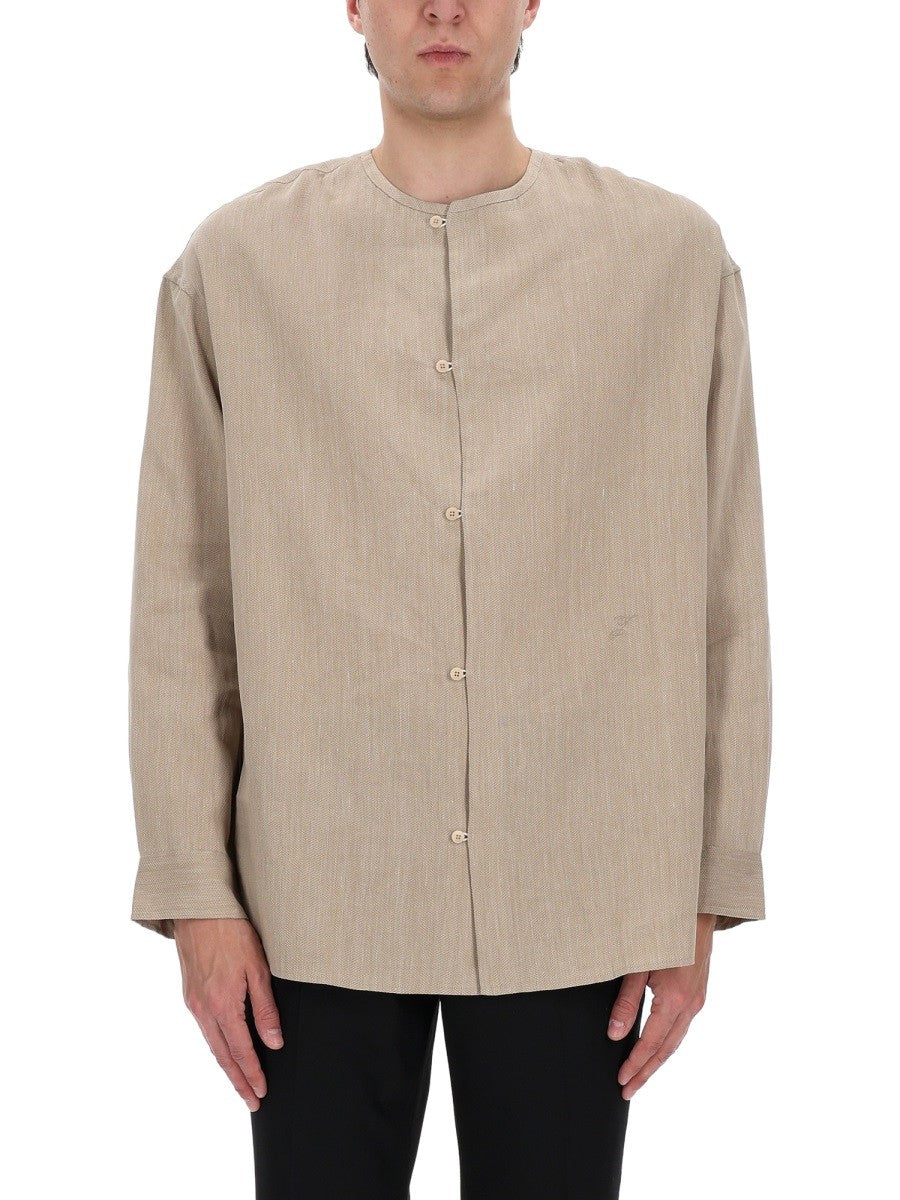 JACQUEMUS Men's Camicia Pastro Beige