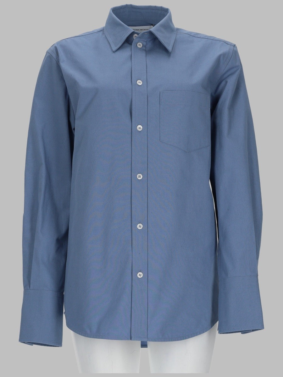 Victoria Beckham Women's Camicia Perry Blue