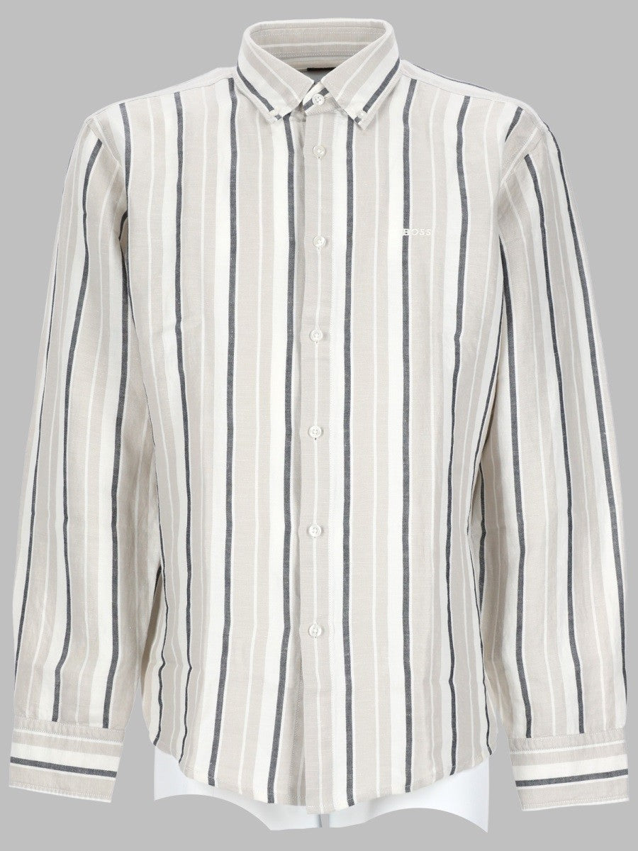 BOSS Men's Ricoplus Shirt Grey