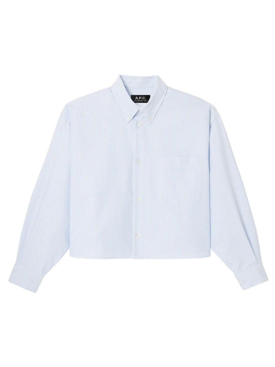 A.P.C Women's Shirt Sophia Blue