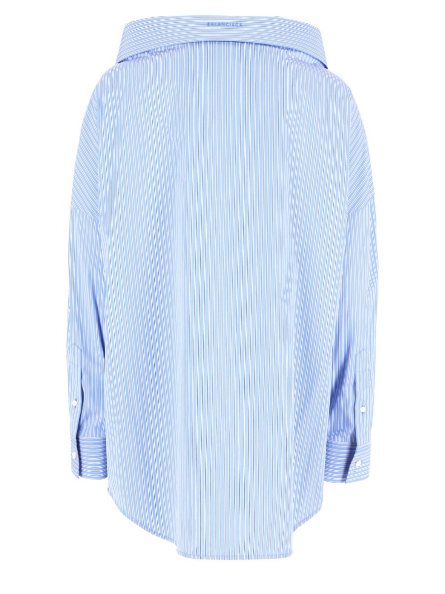 Balenciaga Women's Stola Shirt Blue
