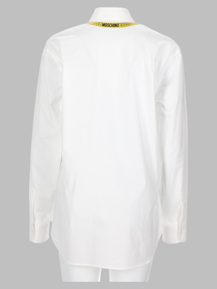 Moschino Women's Camicia Tailoring Tape White
