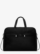 Saint Laurent Men's Camp Leather Travel Bag Black
