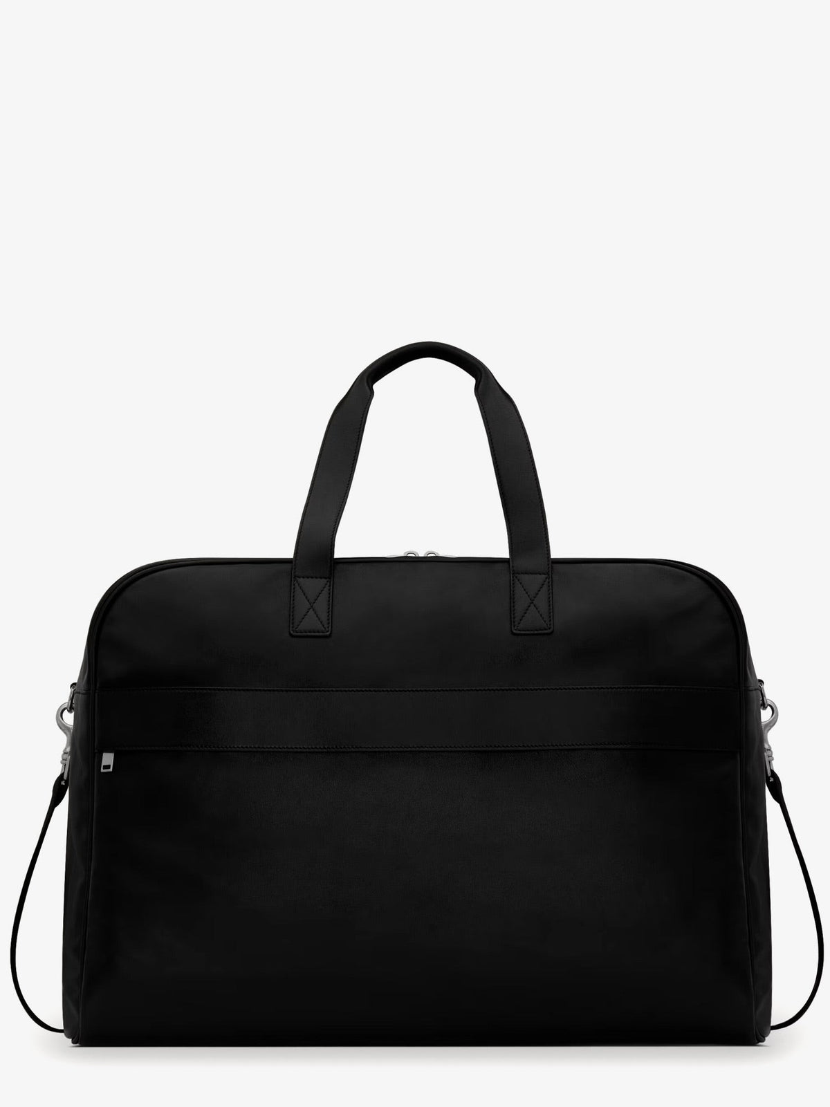Saint Laurent Men's Camp Leather Travel Bag Black