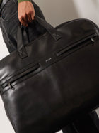 Saint Laurent Men's Camp Leather Travel Bag Black