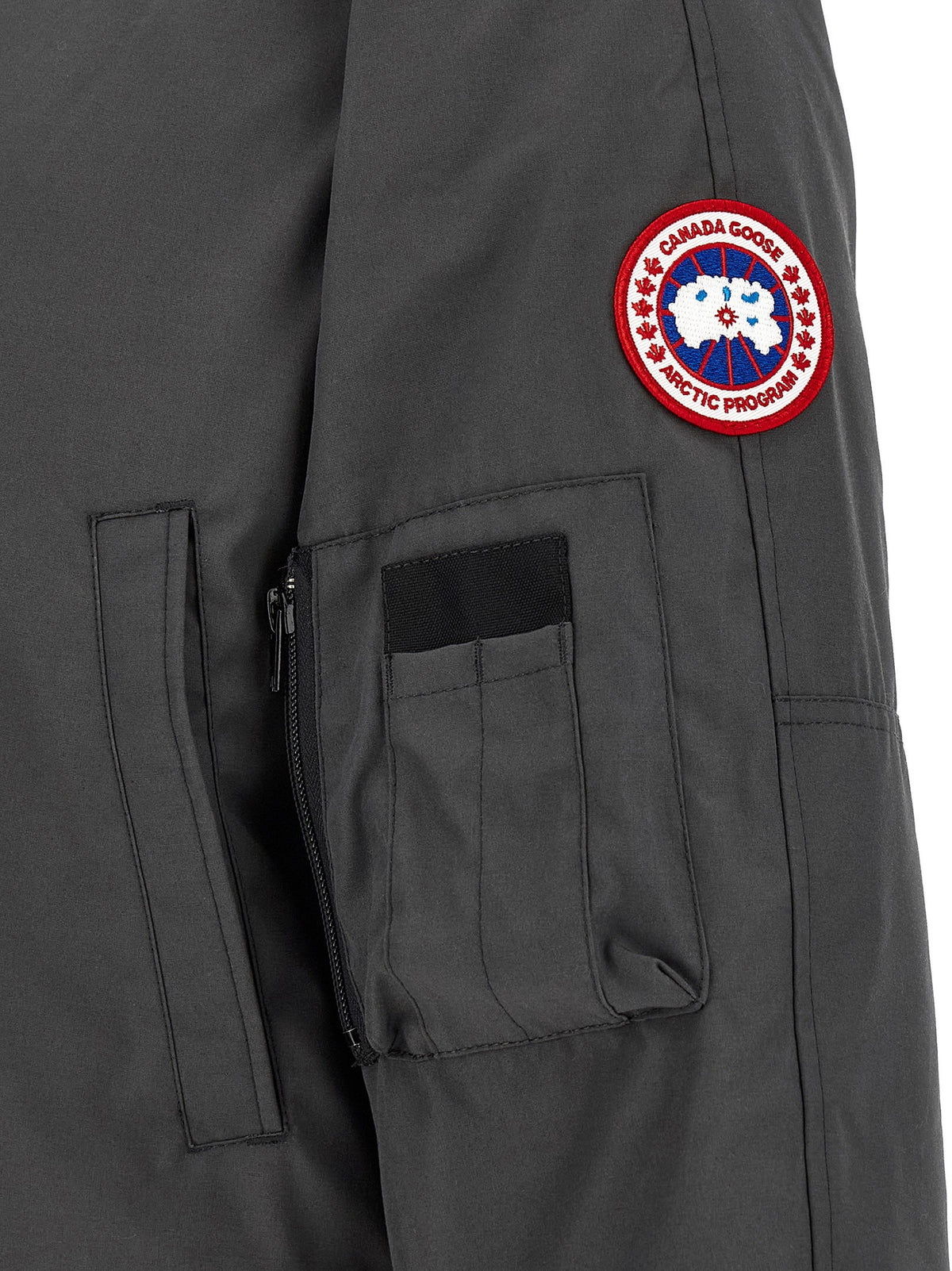 Canada Goose Padded Chilliwack Bomber Jacket Grey, view 5