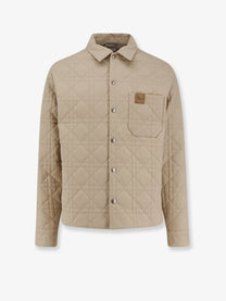 Dior Men's Cannage Overshirt Jacket Beige Dior