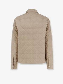 Dior Men's Cannage Overshirt Jacket Beige Dior