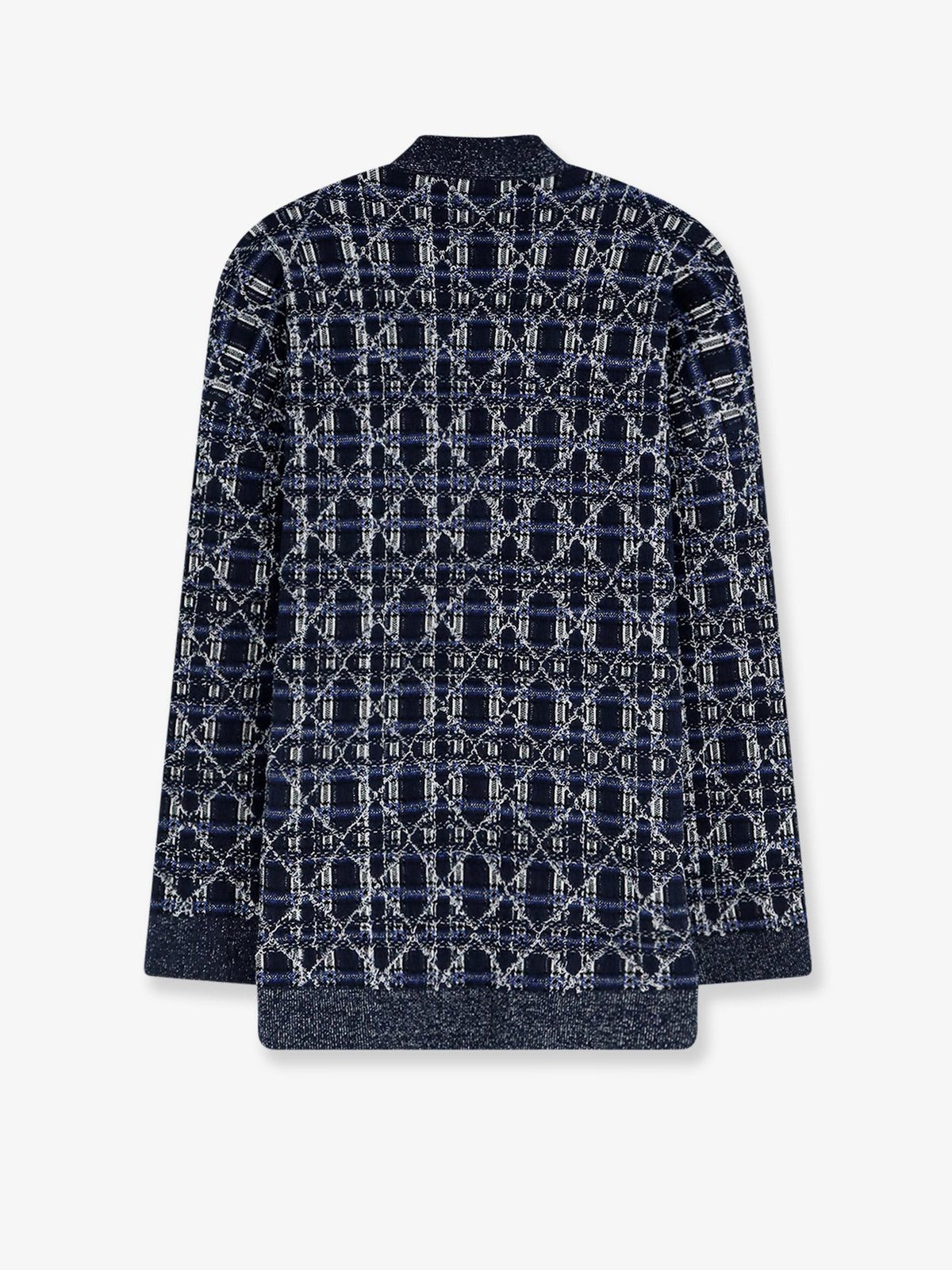 Dior Women's Cannage Oversize Cardigan Pattern, view 2