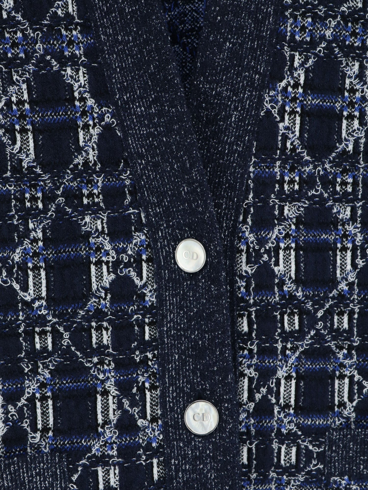 Dior Women's Cannage Oversize Cardigan Pattern