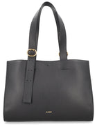 Jil Sander Women's Cannoli Tote Bag Black
