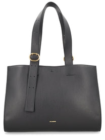 Jil Sander Women's Cannoli Tote Bag Black