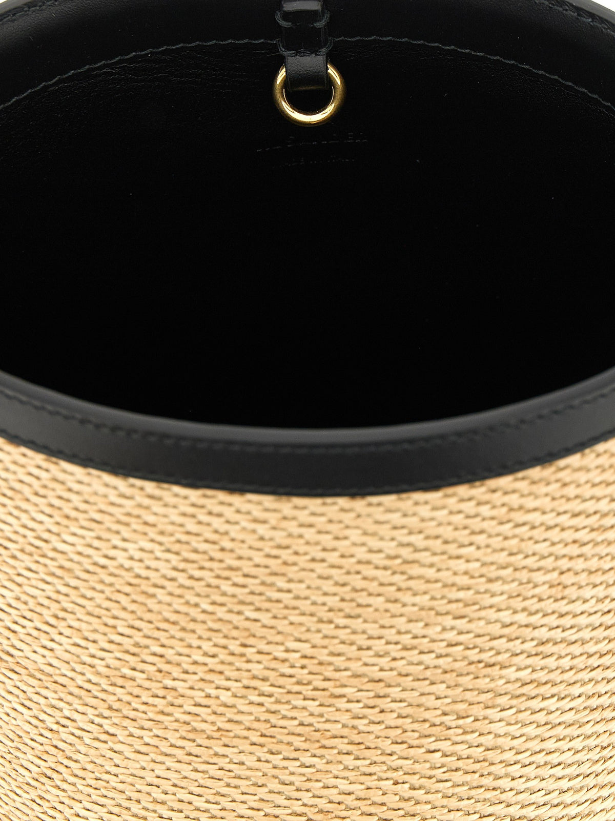 Jil Sander Cannolo Bucket Bag Gold
