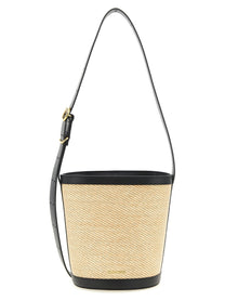 Jil Sander Cannolo Bucket Bag Gold