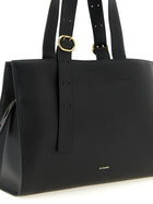 Jil Sander Cannolo Shopping Bag Black, view 3