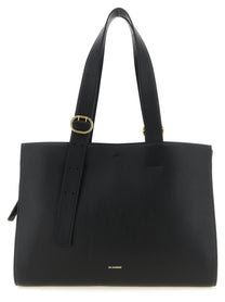 Jil Sander Cannolo Shopping Bag Black