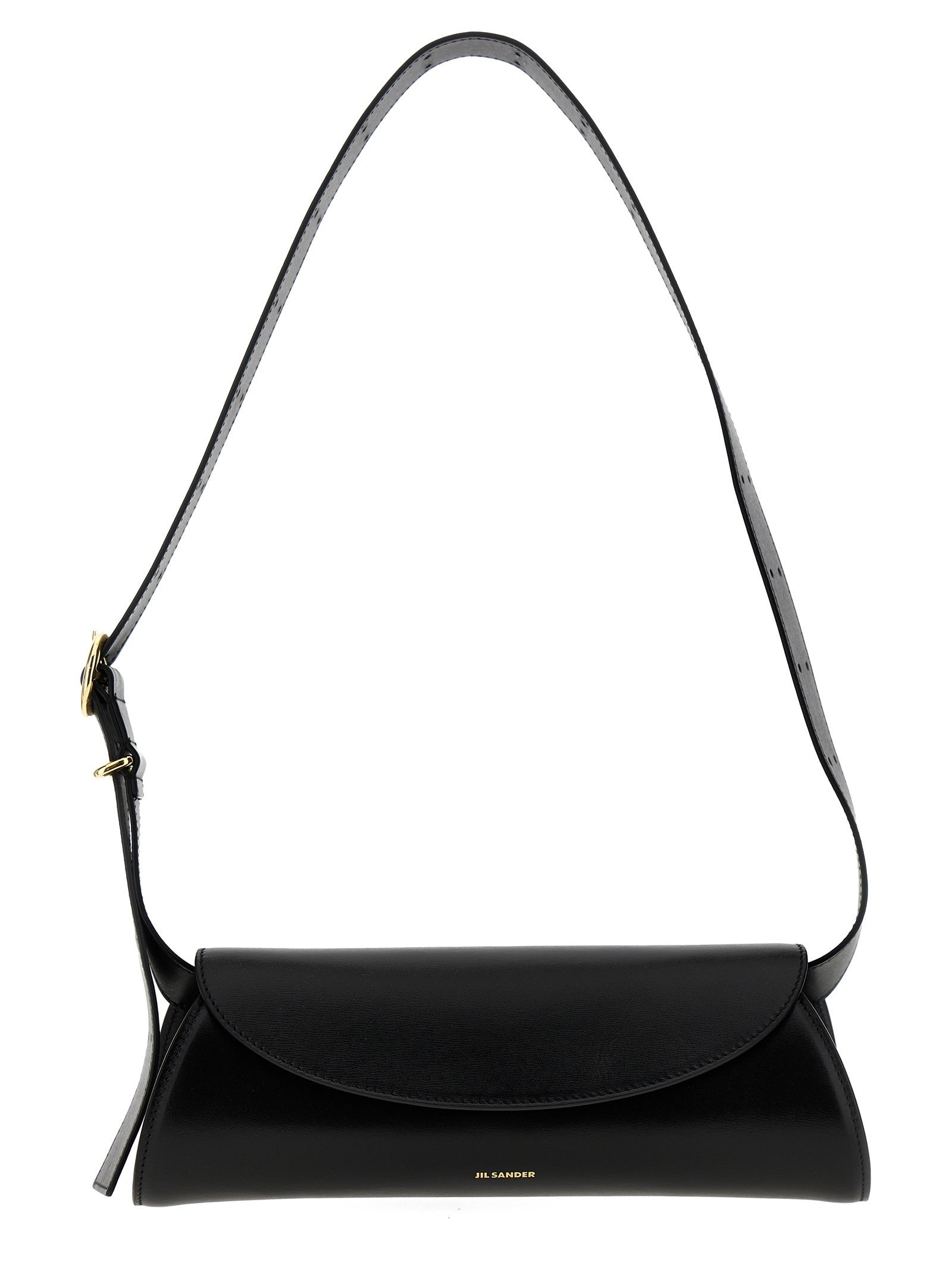 Jil Sander Cannolo Small Shoulder Bag Black