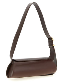 Jil Sander Cannolo Small Shoulder Bag Brown